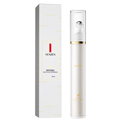 VENZEN Peptides Multi Effect Eye Roller Essence Removes Eye Bags Cooling Skin Anti-Wrinkles 25ml / 0.85fl.oz