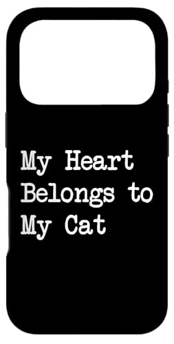 My Heart Belongs to My Cat �ʔ������p �X�}�z�P�[�X iPhone 17 Pro �p