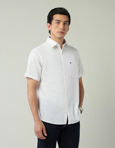 Image of AD by Arvind Modern Slim Fit Tartan Checked Shirt