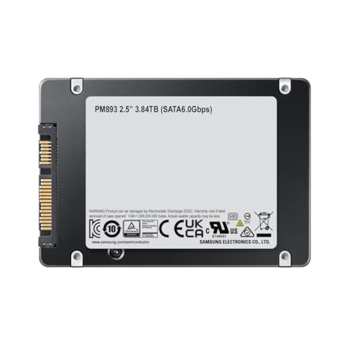 Image of Samsung PM893 3.84TB SATA III 2.5 inch Internal SSD