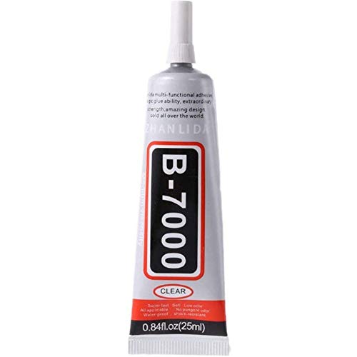 B7000 Multi Repair Adhesive, B7000 Adhesive Water Resistant Flexible Glue, Adhesive Epoxy Resin DIY Crafts Glass Touch Screen Cell Phone Repair Glue (1PCS)