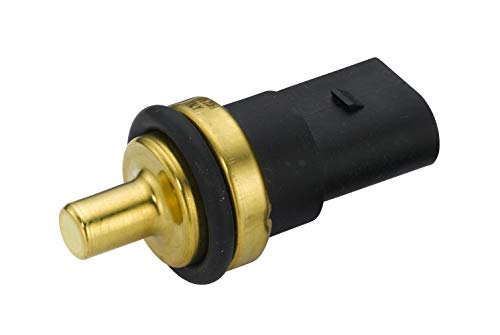 HELLA 6PT 013 113-291 Sensor, temperatura combustible - 2polos - grapado - sin carcasa (cárter) - con junta anular
