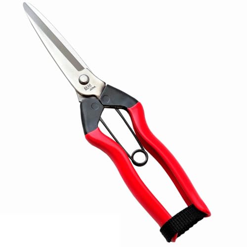 RANSHOU Japanese Harvesting Shears 7.2" for Vegetables, Fruit & Plants