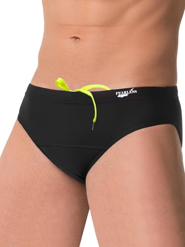 Bañador de triangulo de color liso para hombre con diseño de cintura baja de cordon