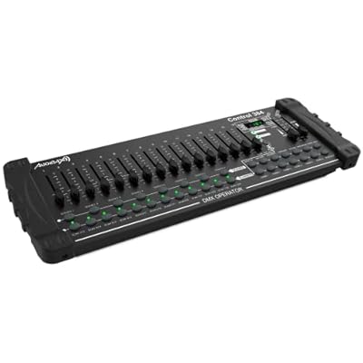 Audibax Control 384 - Controlador DMX de 384 Canales - Control de 24 Aparatos de 16 Canales DMX - Activación de Escenas por Sonido, Manual o Automático - Programación de Chases y Secuencias en Faders | Ya disponible en tu tienda friki favorita! En mundofriki.es!