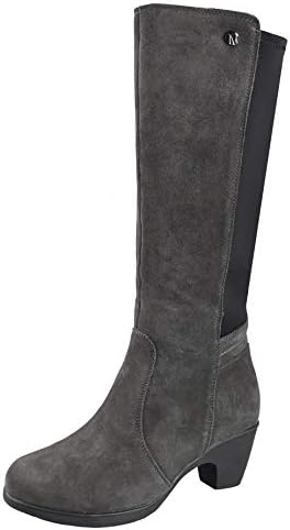 Comfy Moda Women's Tall Dressy Winter Boots Zoe, Smokey Gray, Size 7