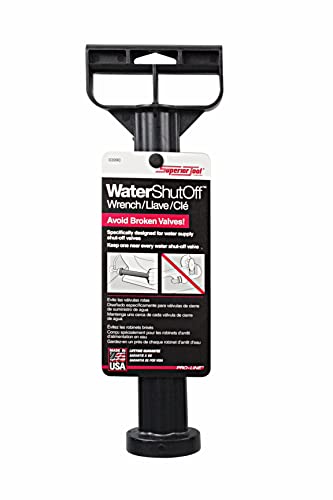 Superior Tool 03990 Water Supply ShutOff Wrench-12 Inch Toilet and Sink Shutoff Wrench , Black - Thumbnail 2