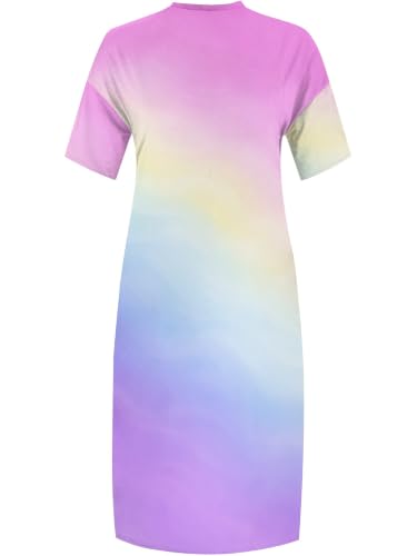 Image of PinkPatty Women's Plus Size Short Sleeve Maxi Dress Casual Loose V Neck Long Dress with Pockets