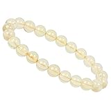 Las perlas de piedras preciosas varían de aprox. 8 - 8,5 mm de diámetro, número de perlas según el diámetro de las perlas 23 - 25 unidades, longitud total flexible aprox. 19 cm. Contorno de muñeca aprox. 17-18 cm