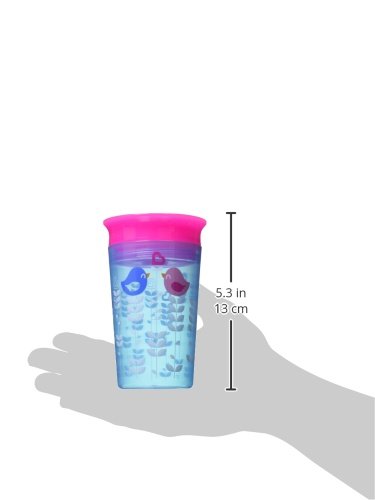 Munchkin Miracle 360 Sippy Cup, Pink/Blue, 2 Count