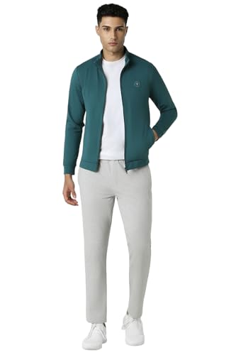 Image of Van Heusen Men's Flex Power Series Full Sleeve Sports Jacket | Zip Front | Perfect for Layering