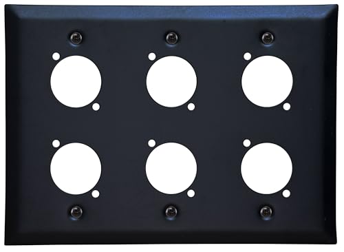 Plaque murale XLR vierge pour résoudre les problèmes de câbles en studio