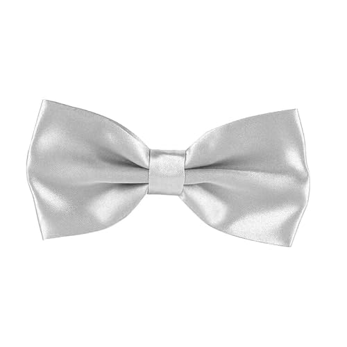 Image of Mens Classic Solid colour Bowtie 6pcs /12pcs Combo Pre-tied Satin polyester Formal tuxedo Bow tie Set For Boy Women and Men & Adjustable Length