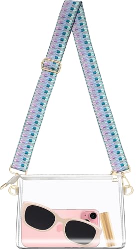Stadium Approved Clear Crossbody Bag - Small Clear Bag for Events & Concerts