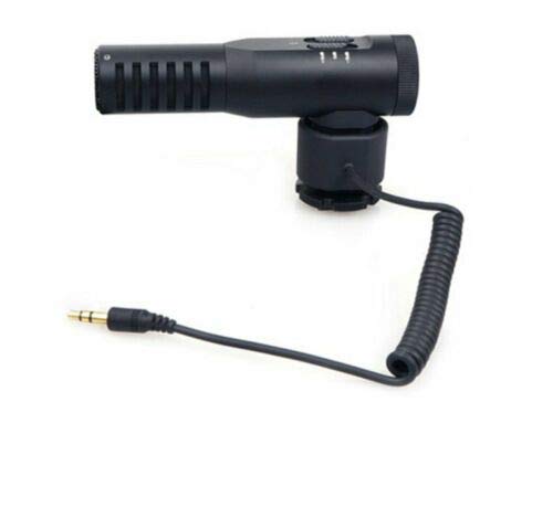 Microphone stéréo en alliage d'aluminium appareil photo reflex hybride prise jack