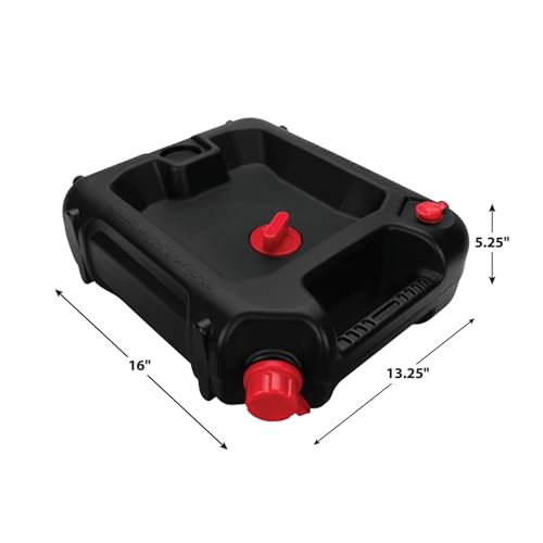 Performance Tool W4076 10-Quart Oil Drain Container, Black 699 g - Image 5