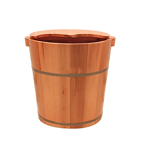 Cubeta de Madera para Baño de Pies 38x31x40 cm
