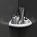 Produktbild Badezimmer Eckregale Wandmontage Badezimmer Shampoo Duschregalhalter Organizer Für Wc Küche Home Badezimmerzubehör 24.3cm Grau