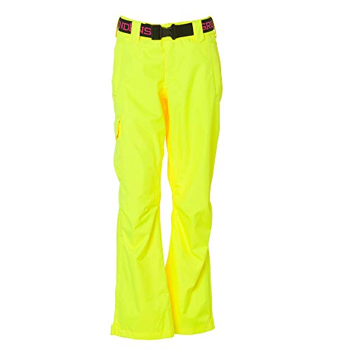 Grundéns Women's Weather Watch Fishing Pant, Hi Vis Yellow - X-Large