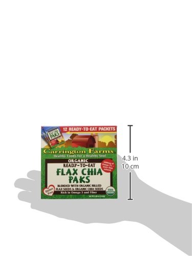 Carrington Farms Organic Flax Chia Paks, 12 Packets (Pack of 6), Packaging May Vary - Thumbnail 5