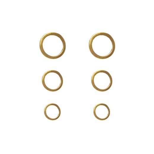 Trio Kit com Três Pares de Brincos Redondos Vazados Folheado em Ouro 18K Softjoias