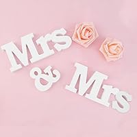 Mrs & Mrs Schild, Mrs und Mrs Holzbuchstaben Schild Gay Hochzeit Tischdekoration Geschenk für Gay Paare
