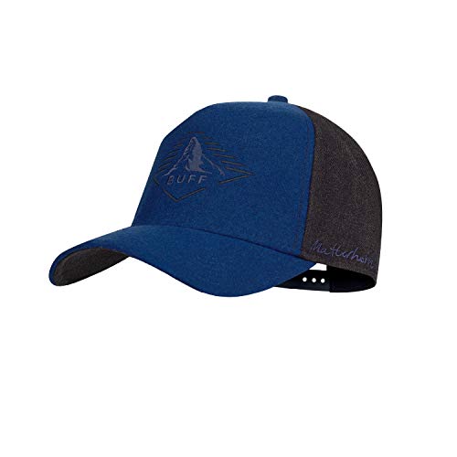 Buff Unisex_Adult 123534.707.10.00 Snapback Cap In Matt Horn, Matterhorn Blue, Standard Size #TOP17