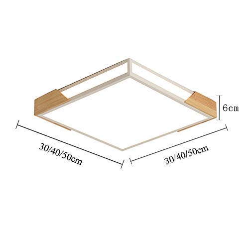 Plafón LED de madera para eliminar zonas oscuras en pasillos y dormitorios 7