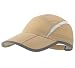 Connectyle Foldable Mesh Sun Cap Outdoor Sports Hat Breathable Sun Runner Cap with Reflective Trim