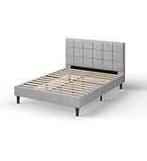 Amazon.co.jp: ZINUS Shalini ベッドフレーム ファブリック セミダブル