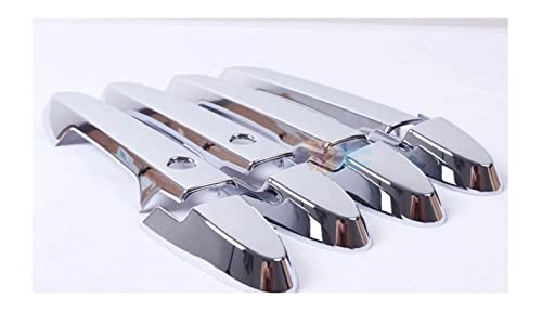 Garniture poignée porte voiture protège poignée chromée Fit Jazz 2014-2020
