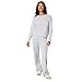 Hanes Women's EcoSmart Crewneck Sweatshirt, Light Steel, XL