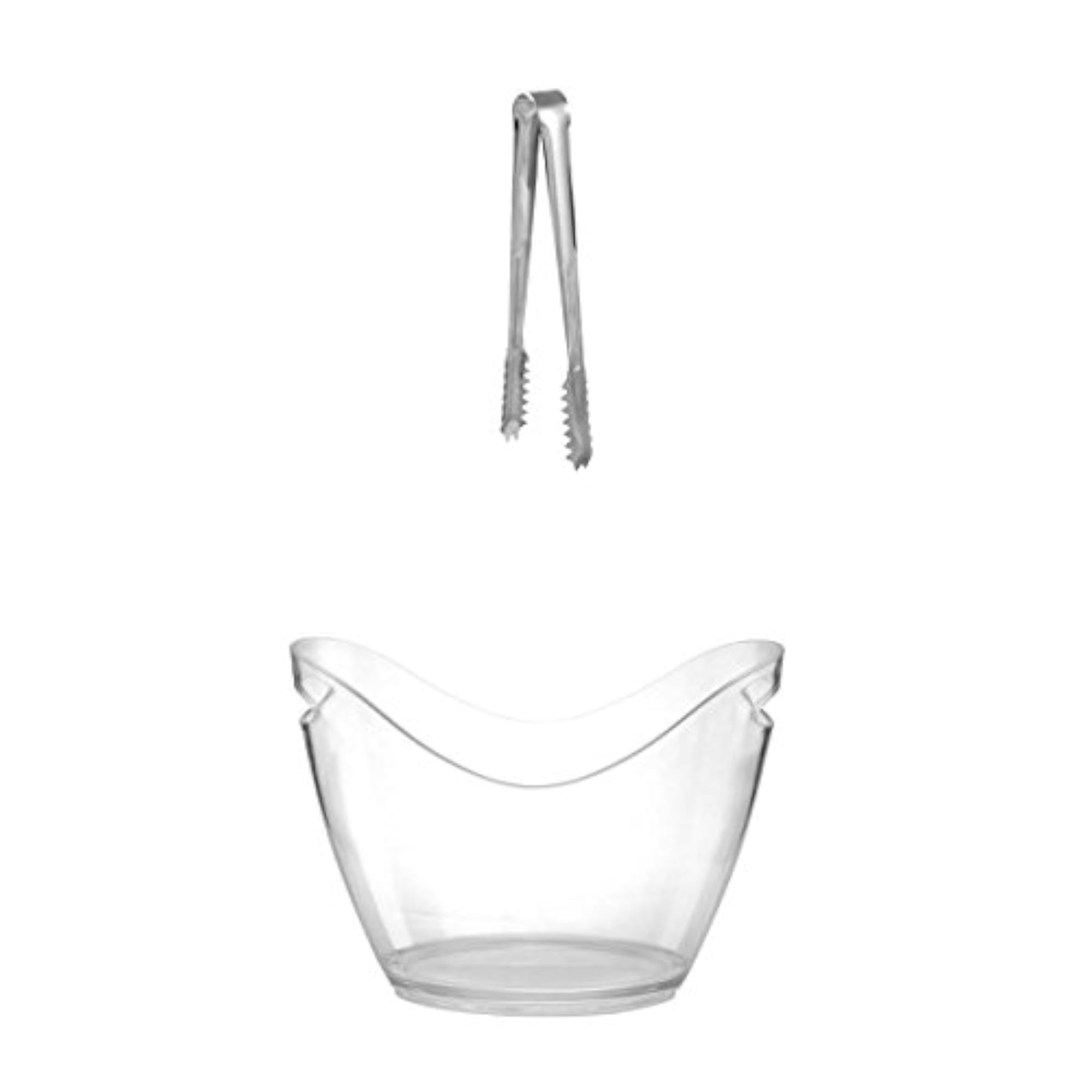 4L Clear Ice Bucket for Wine Cooler, Champagne Bottles