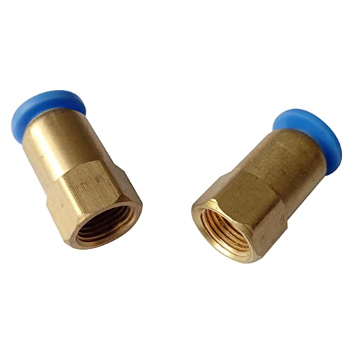 MOOCO MORNING 4mm/6mm/8mm/10mm/12mm OD * 1/8"/1/4"/3/8"/1/2" bspp Pneumatische Air Push In Quick Fitting Rechte Vrouwelijke Connector - Afbeelding 6