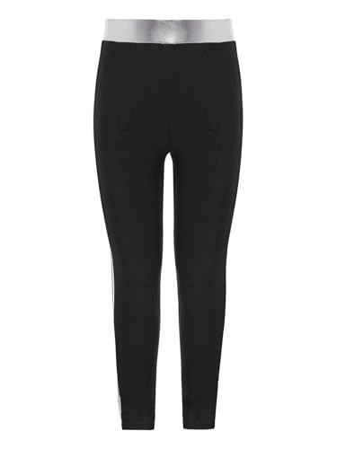 YEAHDOR Kids Girls Athletic Yoga Leggings Metallic Running Workout Pants Stretchy Active Dance Tights3
