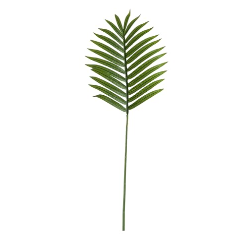 Nearly Natural 33-in Artificial Palm Fronds Stems, Set of 3 Long Stem Artificial Palms for Home or Office Décor, Faux Palm Fronds for DIY Decoration