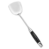 Cooking Utensil Metal Spatula Chinese Spatula 18/8 304 Stainless Steel Wok Spatula with Heat Resista