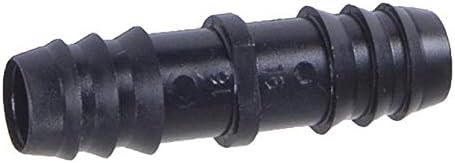USA MADE - 25-Pack - 1/2" Inch Drip Irrigation Connectors/Hydroponics Barbed Connector Fitting, (Fits of 16mm.520 ID Drip Tubing) (Tee)