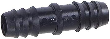 20-Pack - Irrigation Fittings Coupling for 1/2" Drip Tubing - Barbed Connectors Fits Most Brands, Rain Bird 16mm .520 ID and Compatible Drip or Sprinkler Systems Coupling 20-Pack
