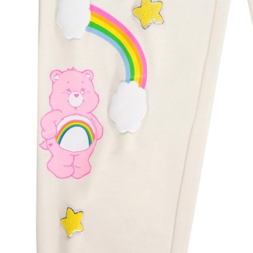 Image of Care Bears Girls Cargo Sweatpants with Pockets Featuring Wish and Cheer Bear- Sizes 4-16