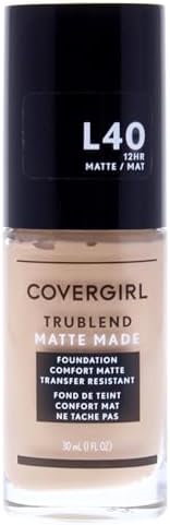 COVERGIRL TruBlend Matte Made Liquid Foundation, Classic Ivory, 1 Fl Oz (Pack of 1)