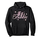 trendy apparel wedding life of a fiancée distressed logo felpa con cappuccio