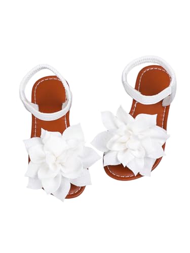 GORGLITTER Girl's Flower Sandals Strappy Cute Open Toe Dress Sandals