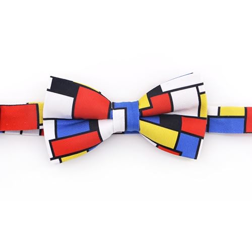 Image of OCIA Cute Pattern Pre-tied Bow Tie Adjustable Bowties for Adult & Children
