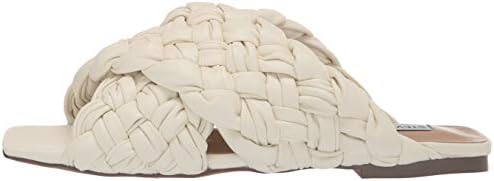 Steve Madden Women's Marina Flat Sandal, Off White, 6 | Image 7