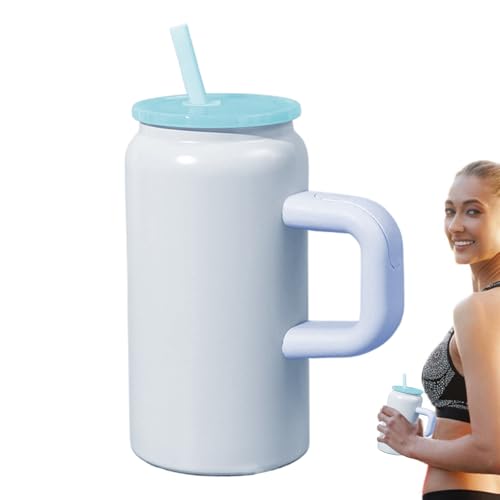 Rrlihjgu Botella Para Bebidas - Termo Reutilizable Aislante 500ml Para Bebidas | Accesorios de Viaje en Acero Inoxidable, Recipiente de Agua de Gran Capacidad para Excursiones y Desplazamientos al - imagen 7