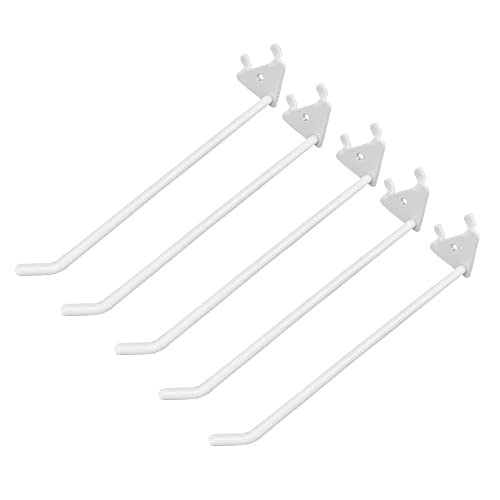 �L�E�{�[�h�t�b�N L�T�C�Y�i15cm�j���ԃs�b�`20mm ���a 5mm ��p �Œ� �~�� �t�b�N �p���`���O�{�[�h �L�E�{�[�h ������ �{�[�h �y�O�{�[�h (�z���C�g, 5����)