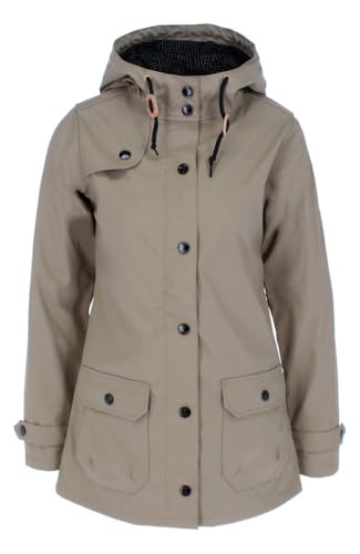 derbe Hamburg Peninsula Minidots Damen Regenjacke, Deutsche Größen:38,...