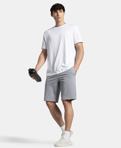 Image of Jockey SP26 Men Super Combed Cotton Rich Active Wear Shorts with StayFresh Treatment