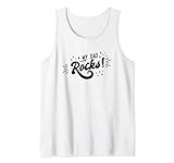 festa del papà divertente - my dad rocks canotta